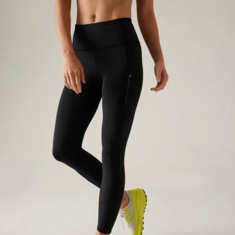 Athleta Black Rainer Leggings